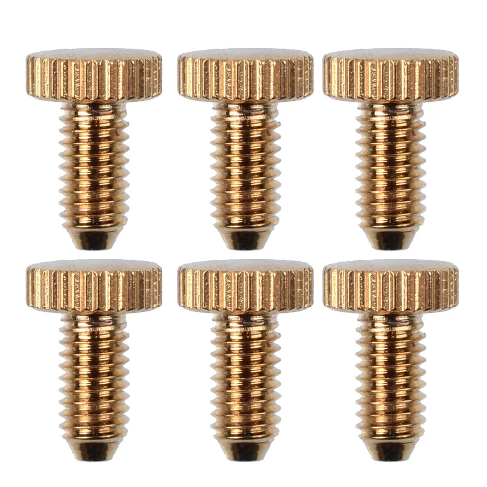 

6Pcs Electric Bass Guitar Bridge Saddle Tremolo System Installation Fixing Screw Electric Guitar Bridge Screw Tail Plate Parts