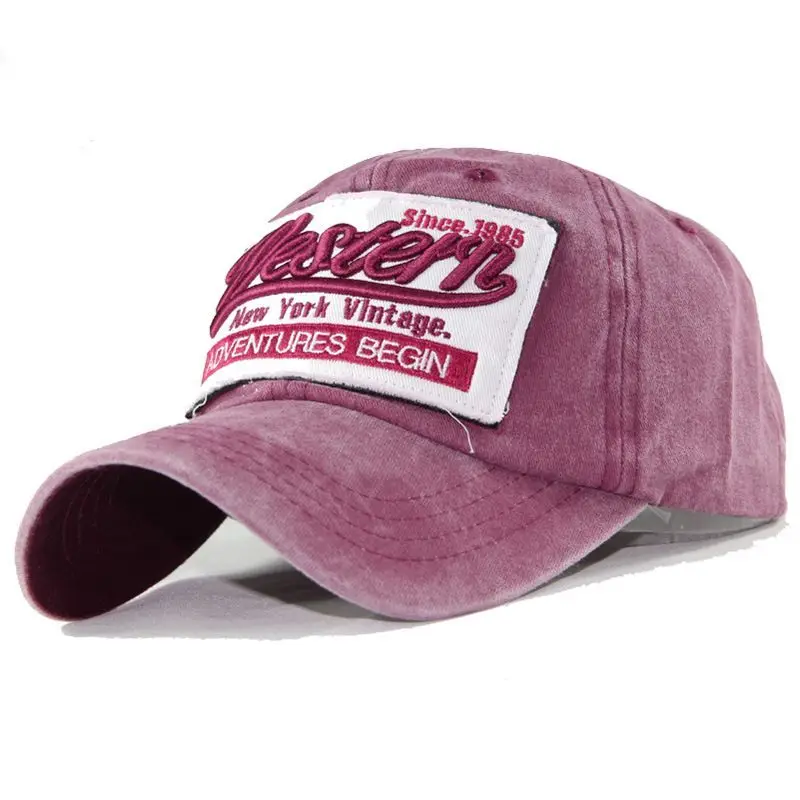 

Fashion High Quality Men Washed Cotton Baseball Cap Women Vintage Snapback Hat Adjustable Trucker Dad Bone Visors