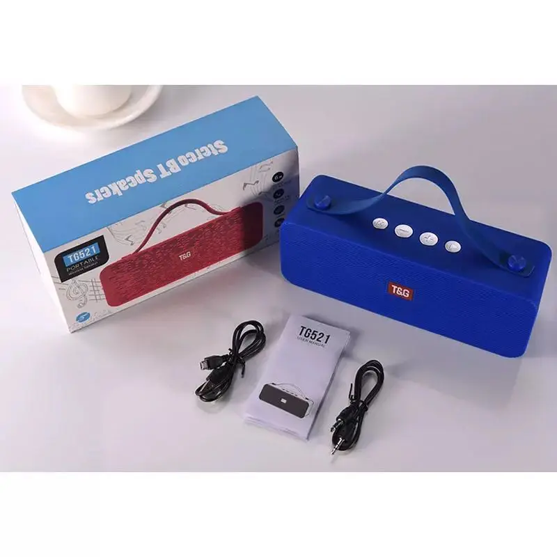 

TG521 Bluetooth Wireless Speaker Portable Subwoofer Outdoor Loud Bluetooth Audio Support Radio Card Built-in Lithium Battery Som