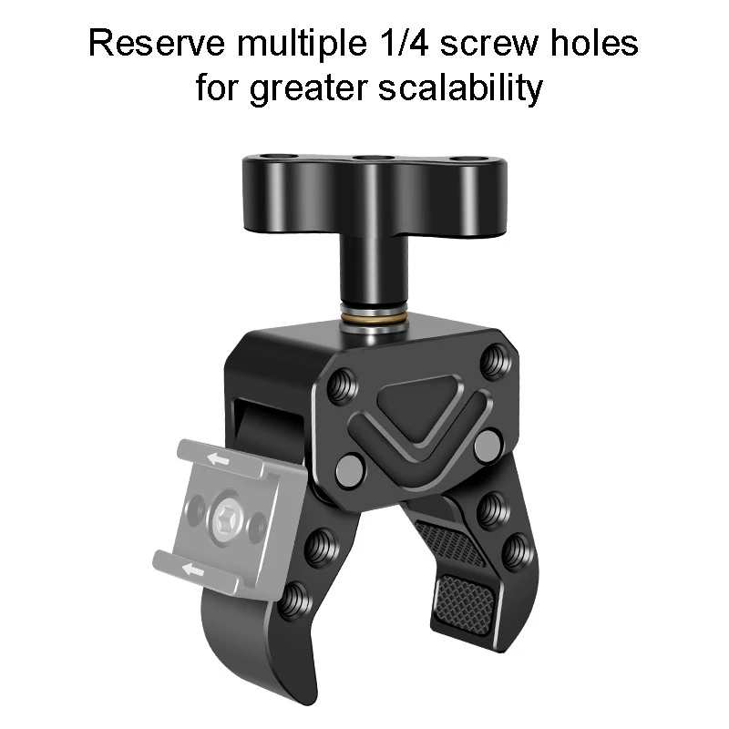 

SLR Camera C Type Crab Claws Clip Vigorously Clip Tripod with 1/4 Screw DSLR Camera DIY Extension Accessories