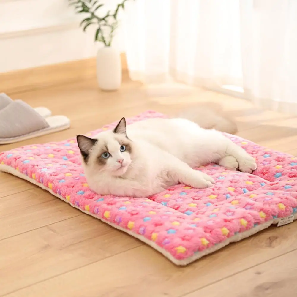 L/M/S утолщенная мягкая флисовая подкладка для домашних животных одеяло кровать