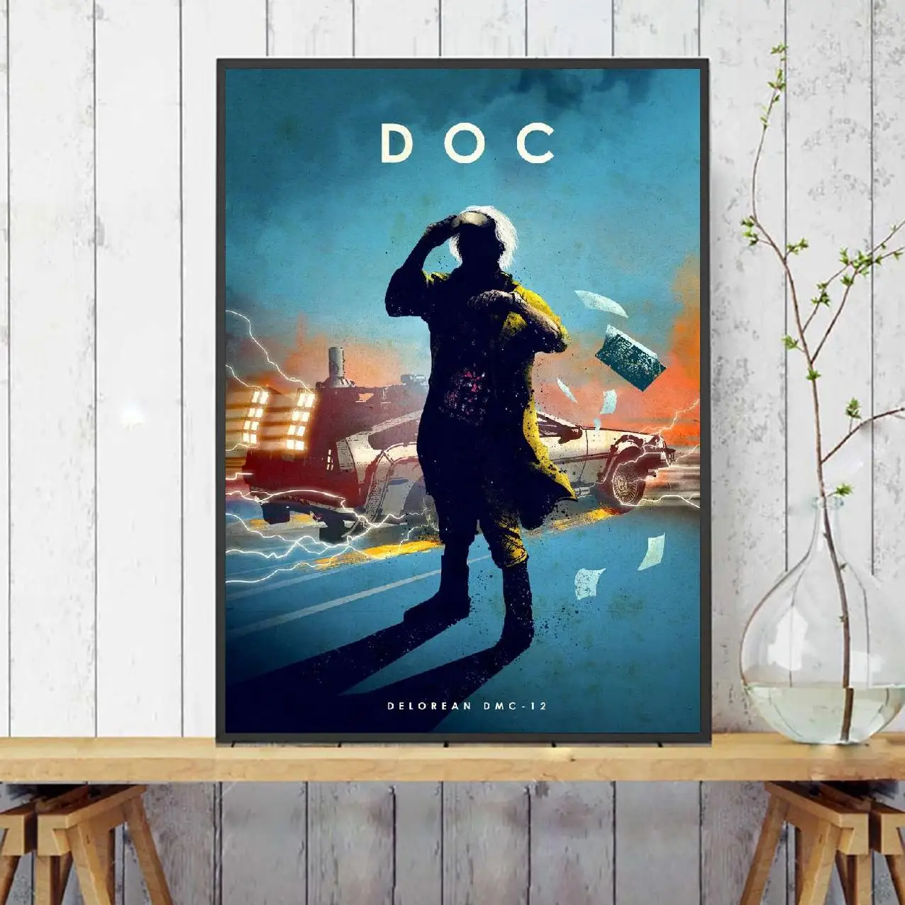 Картина на холсте Doc художественный постер с изображением автомобиля Настенный