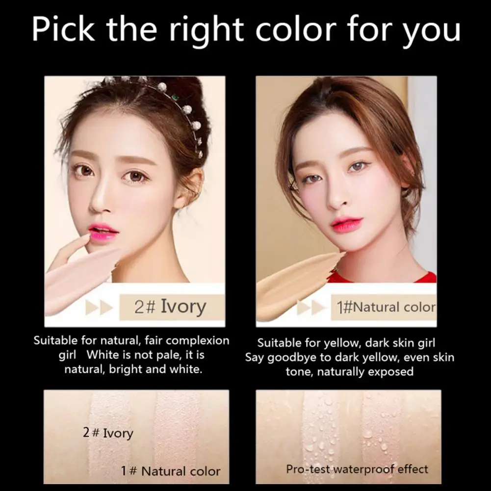 MENOW Air Cushion CC основа для макияжа естественное покрытие увлажняющий Водонепроницаемый отбеливающий консилер для лица
