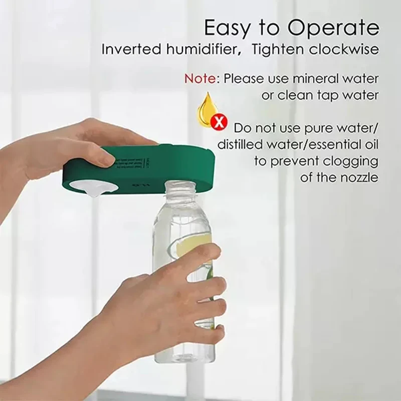 

Portable Wireless Humidifier Innovative Water Bottle USB Humidifier Mist Maker XH8Z