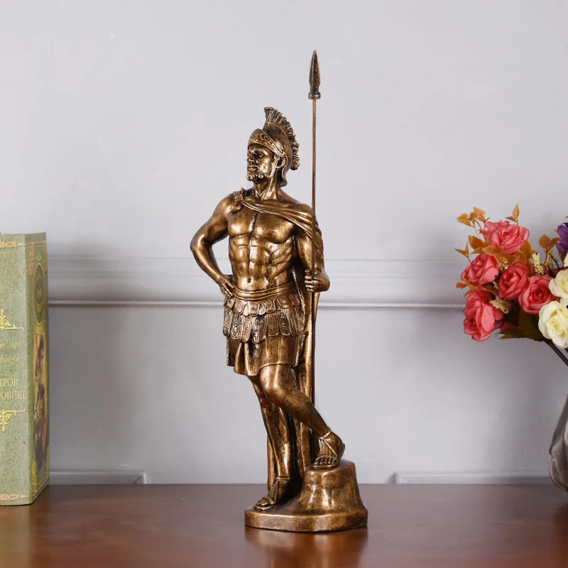 Статуэтка спартанского воина винтажный Декор для дома в скандинавском стиле