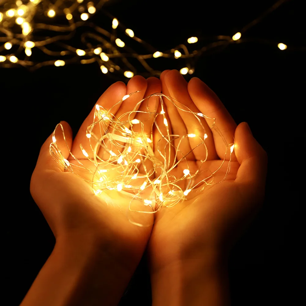 5Pcs/Lot LED String Lights 2m Button Battery Powered Fairy For Holiday Christmas Hot Sales | Лампы и освещение