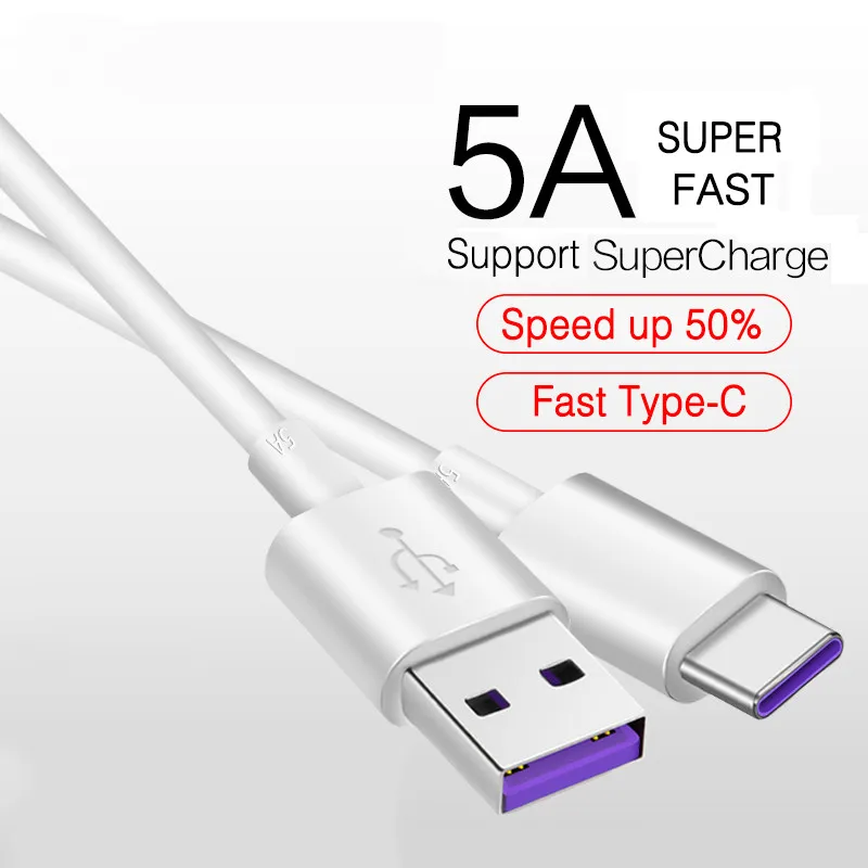 USB 3,1 5A type C для HUAWEI P30 P20 mate 20 30 Оригинальное супер быстрое зарядное устройство type-C кабель совместимый для Xiaomi 9 8 redmi S10 S9