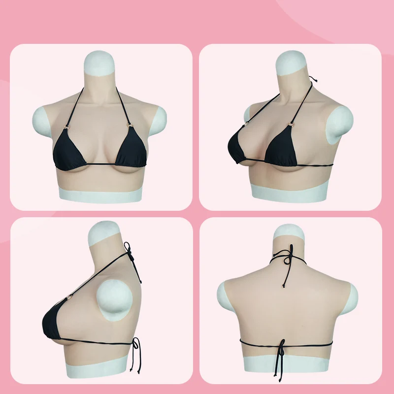 Roanyer трансгендер Трансвестит Искусственные Силиконовые поддельные формы груди