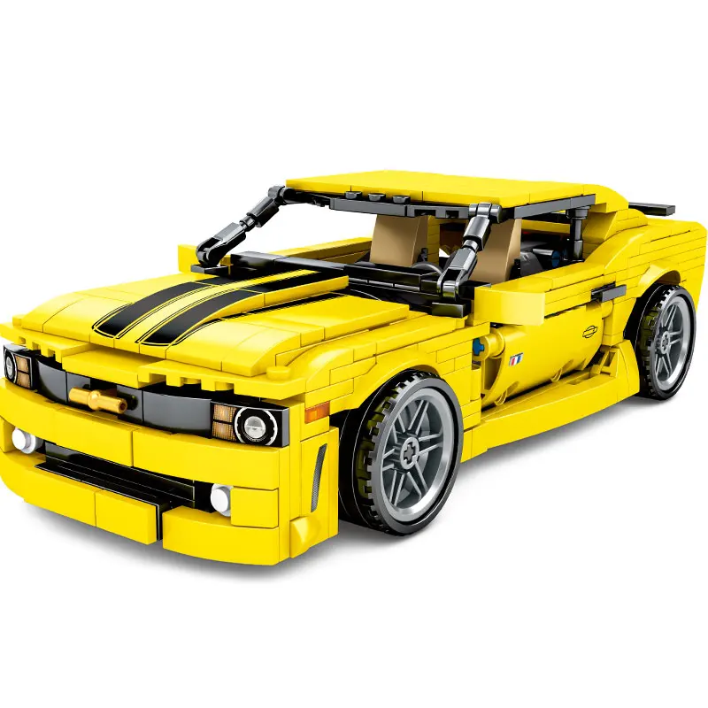 Moc Technic Chevrolet Camaro ZR1 модель Машинки Игрушки Классический Спортивный скоростной автомобиль строительные блоки наборы кирпичей игрушки Совместимые 42093