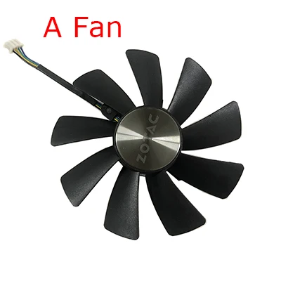 1 100MM GAA8S2U 87 мм GA92S2H 100 мм GAA8S2U 4Pin охлаждающий вентилятор GPU для ZOTAC GTX 1070 Ti MINI HA 1080 Ti MINI Dual Graphic Card охлаждающий вентилятор - Цвет лезвия: 1 100MM GAA8S2U