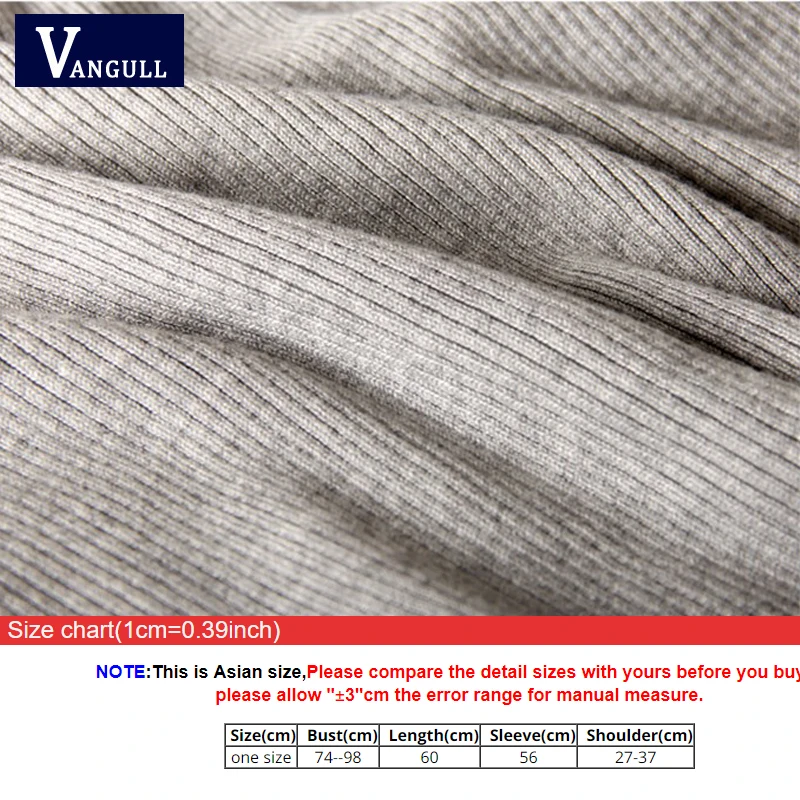 Vangull офисный пуловер тонкий однотонный вязаный отложной воротник женские