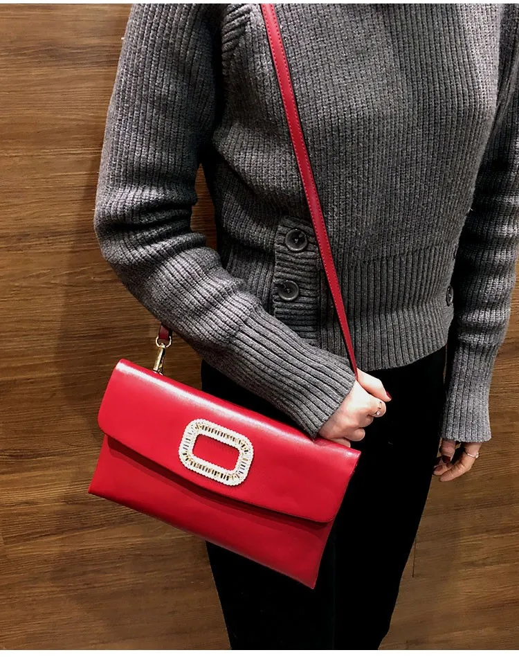 Роскошный Вечерний Клатч со стразами для женщин женская вечерняя сумка на плечо