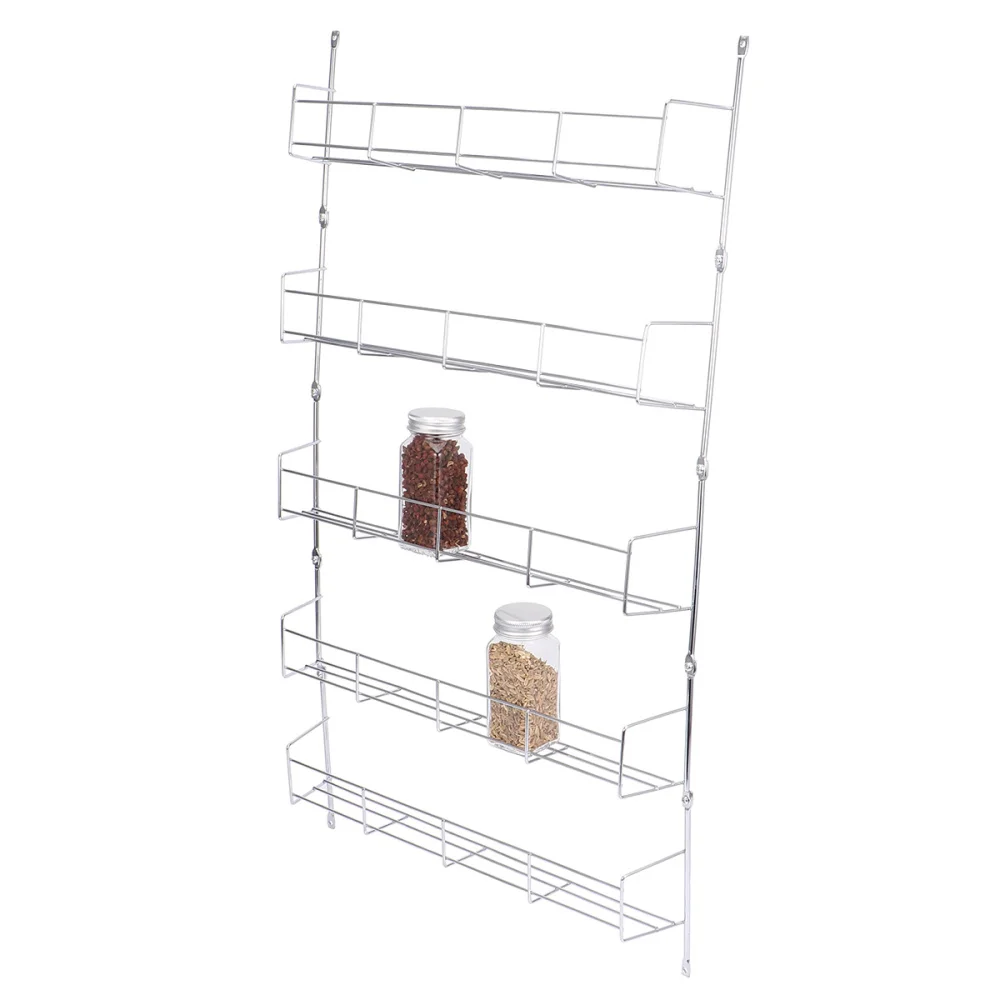 

Multi Layer Seasoning Rack Wall Hanging Rack Multifunction Wall Shelf Durable Condiment Shelf for Home Room Kitchen Resturant (2