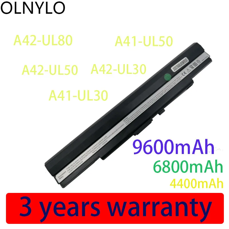

Аккумулятор для ноутбука Asus A41-UL50 A42-UL50 UL30 UL30A UL80A UL50 UL50A UL80V UL80 UL30A-X2 UL30A-A1 UL80VS UL50Vg U35JC