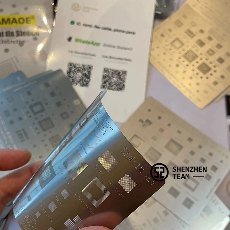 AMAOE BGA реболлинговый трафарет EMMC 1 2 3 для жесткого диска Android EMMC/EMCP/ UFS /UMCP/LPDDR/PCIE/ NAND