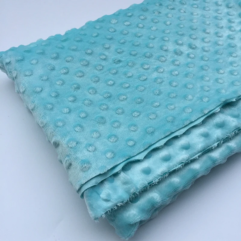 25 Colors Ultrasoft Minky Fabric 1 Meter Bubble Polyester Micro Mink Bedding Blanket Cushion Mattress Tpy Sewing Material | Дом и сад