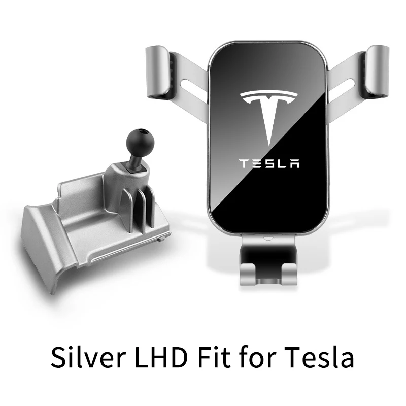 car mobile phone holder for tesla model 3 2016 2017 2018 2019 2020 air outlet mount gps stand navigation bracket car accessories free global shipping