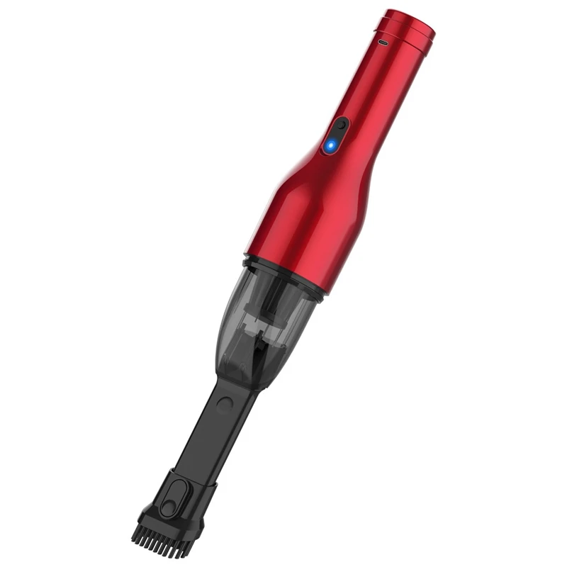 

Handheld Vacuum 70W 5000Pa Powerful Cordless Vacuum with Type-C Interface Charging Waterwashable Steel Filter Red