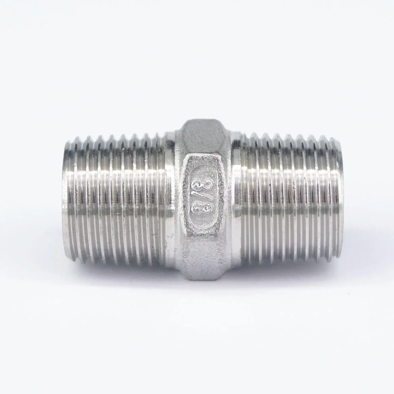 Соединительный штуцер с наружной резьбой BSP 3/8 дюйма из нержавеющей стали 304