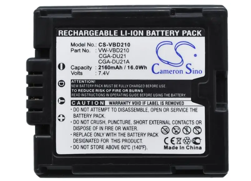 cameron sino 2160mah battery for HITACHI DZ-BD70 BD7H BX37E GX20 GX20A GX20E GX3200 GX3200A GX3200E GX3300(B) GX3300(S) GX3300A |