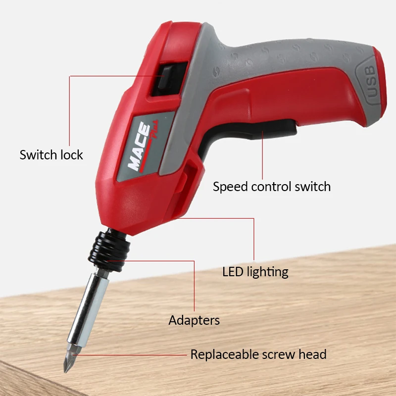 Дрель-шуруповерт аккумуляторная 4 2 в 600 мА ч с светильник евым аккумулятором -