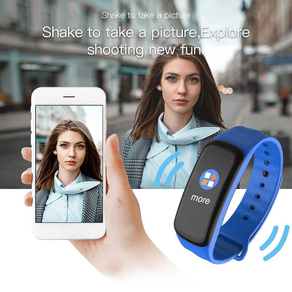 

Smart Bracelet Multifunction Fitness Wristband Blood Pressure Heart Rate Monitor Sleep Tracker Watch For Android IOS