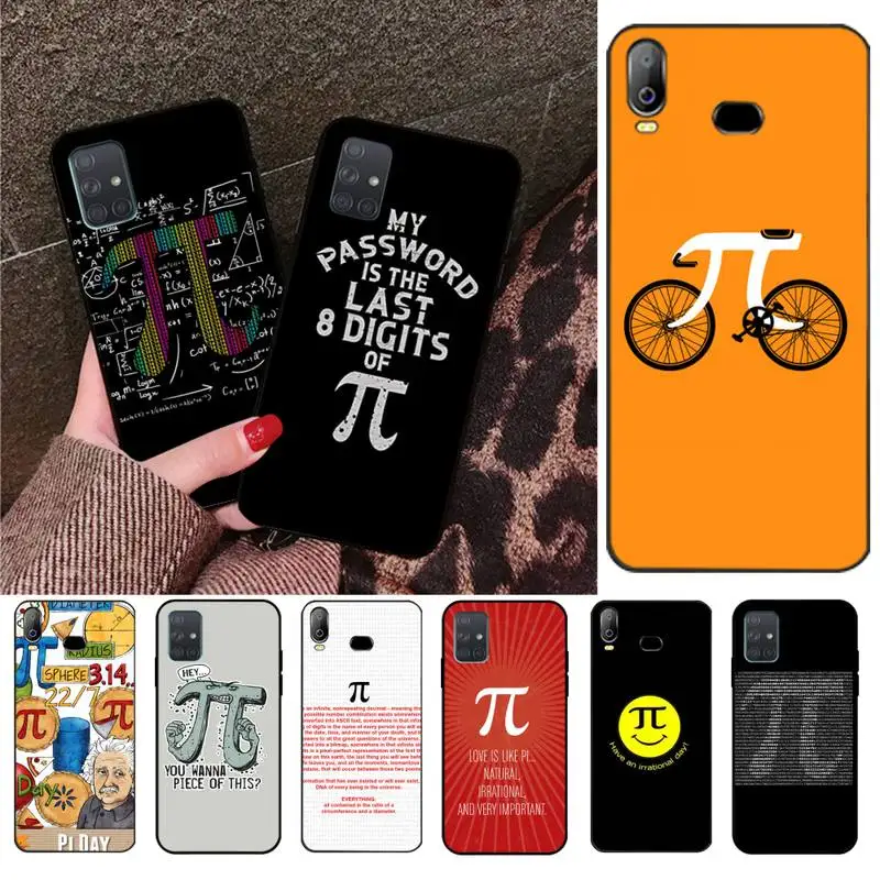 

CUTEWANAN x Mathematics PI de TPU Soft Silicone Phone Case Cover For Samsung A10 A20 A30 A40 A50 A70 A80 A71 A91 A51 A6 A8 2018