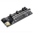 Райзер-карта VER006S PCI-E, 30 см, 60 см, 100 см, USB 3,0, кабель PCI Express, 1X до 16X, удлинитель PCIe, адаптер для ГПУ майнинга 2021