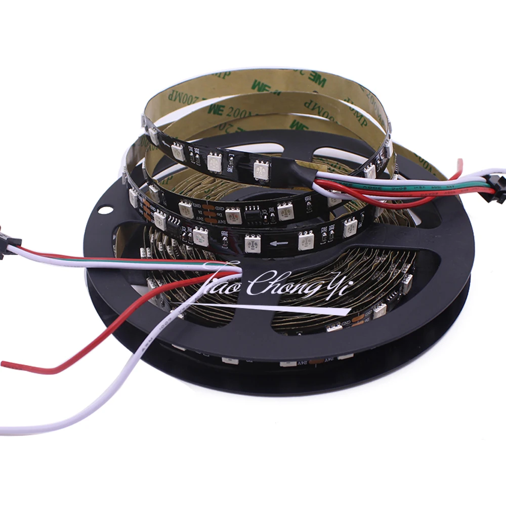 5M WS2811 60 Светодиодный/m 24V 5050 16703 IC Адресуемая цифровая цветная (RGB) мечта