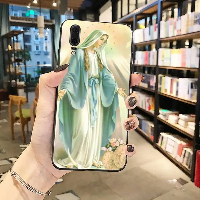 

Virgin Mary Christian Christmas Phone Case For Huawei honor Mate P 10 20 30 40 Pro 10i 9 10 20 8 x Lite