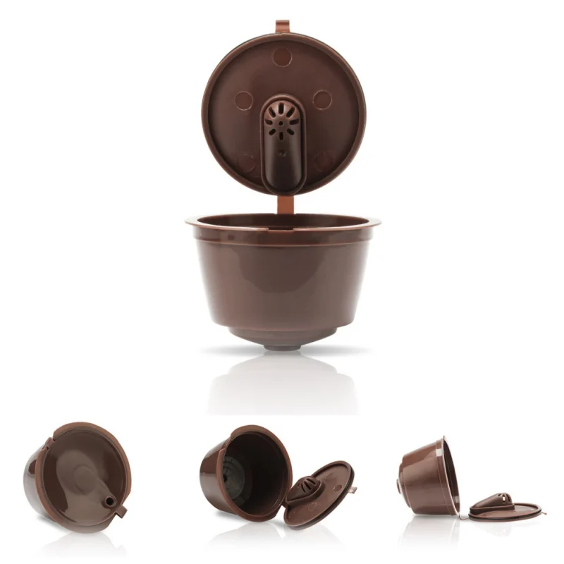3 Pieces Reusable Coffee Filter Pods Upgraded Refillable Capsule Version With Scoop And Brush Aroma Of The | Дом и сад