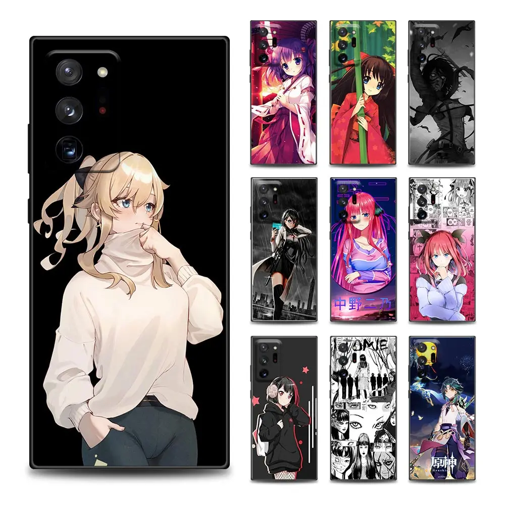 

Anime Girl Japan Comics Phone Case for Samsung M01 M11 M12 M21 M31 M32 M42 M1 M22 M41 M52 M62 Note 20 8 9 10 Plus Silicone