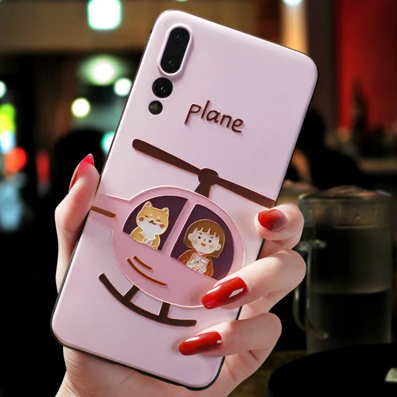 Новинка 2019 креативный чехол для телефона Huawei P10 P20 P30 Pro Lite из ТПУ с защитой от