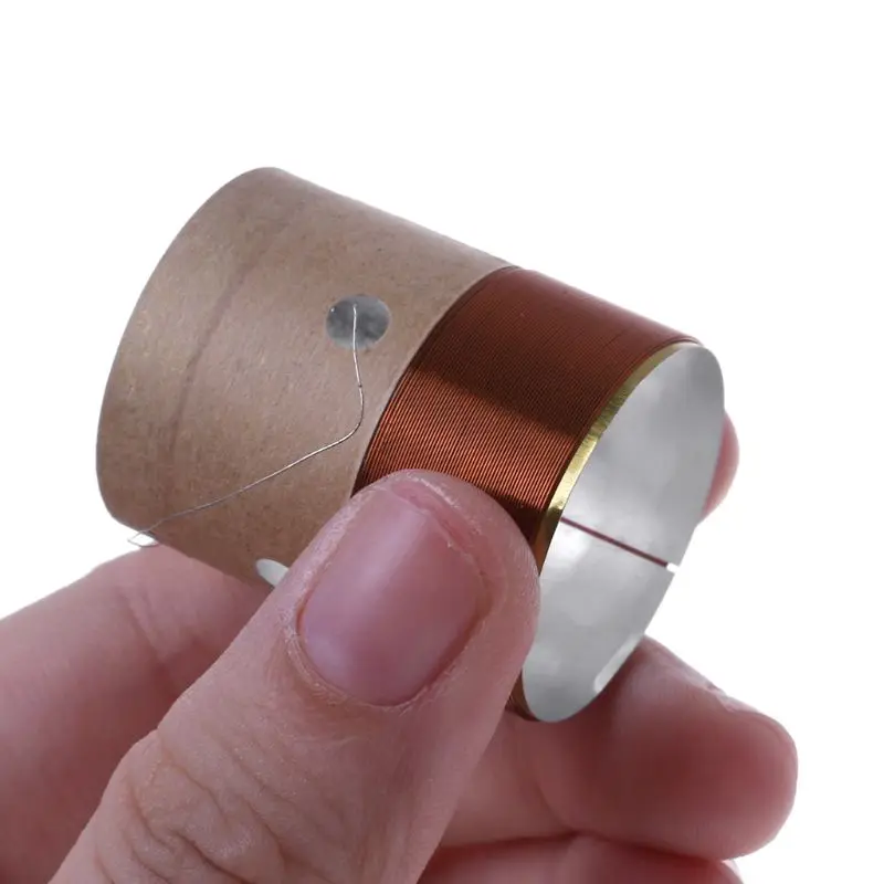 25 5 мм 8 Ом сердечник круглый медный провод Woofer звуковая катушка Алюминий для