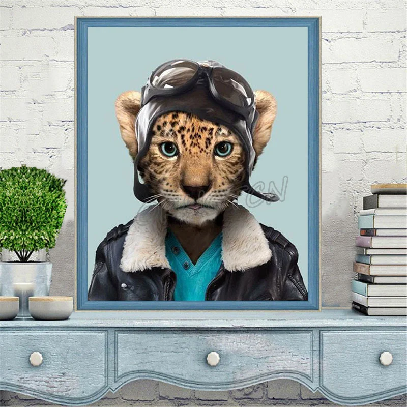 

Badhams Animals Poster Print and Broadcast News Cat Canvas Painting Modern Minimalist Home Decoration Wall Sticker
