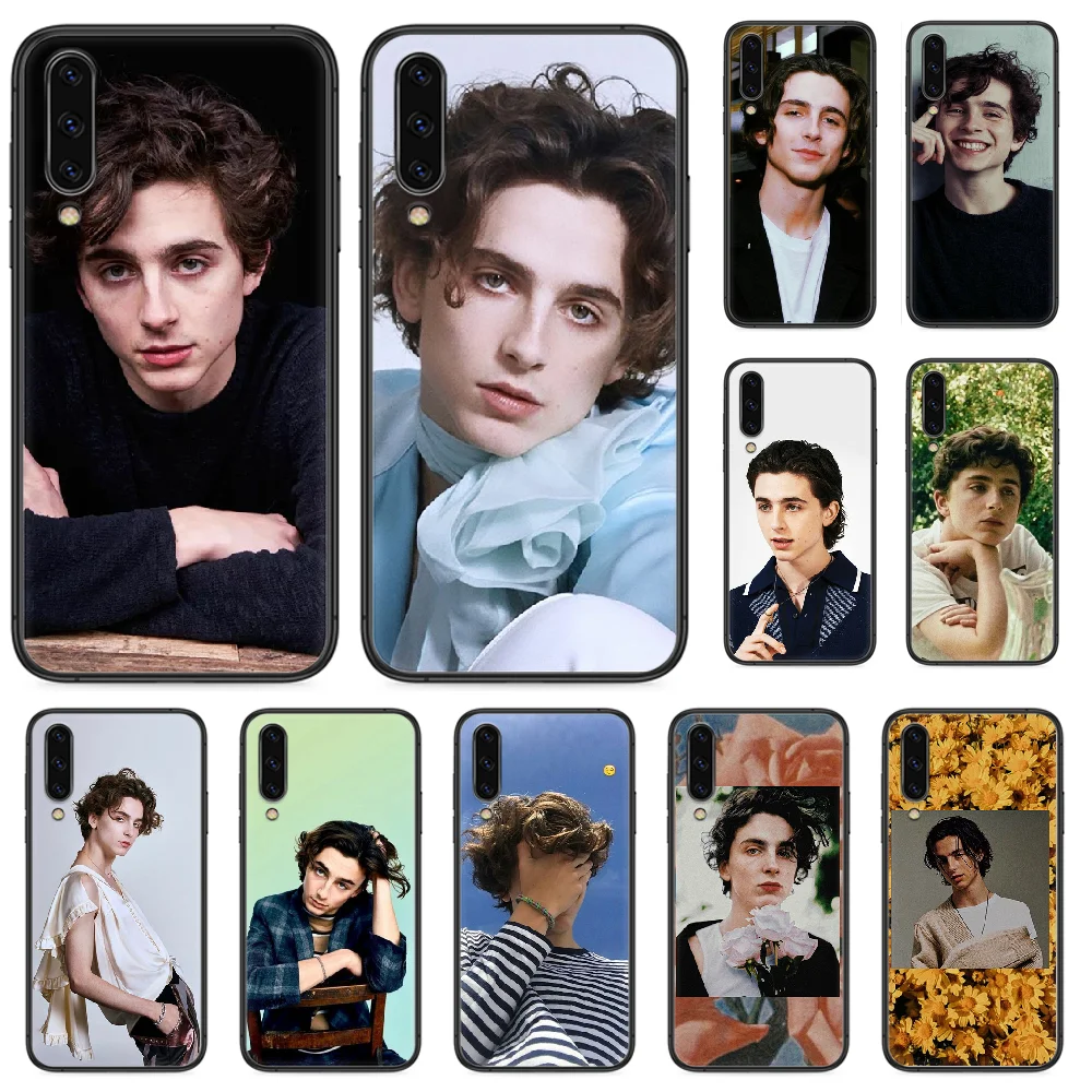 Timothée Chalamet чехол для телефона Samsung Galaxy A 5 10 20 3 30 40 50 51 7 70 71 E S 4G 16 17 18 черный