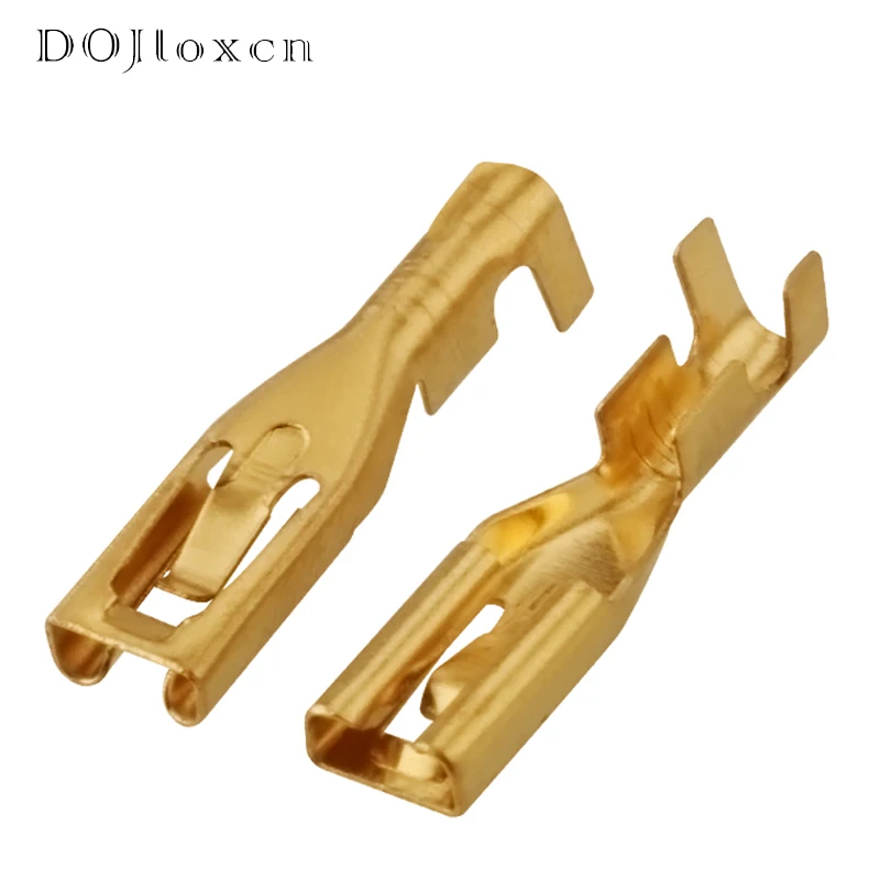 

20/50/100/200/Pcs 3.5mm Brass Wiring Terminal Crimp Stamping Cable Harness Female Connector Contacts Splice Pins DJ621-C3.5A