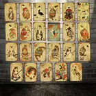 DecorMan японская кошка, милые животные, настенные знаки, постер на заказ, Металлические Картины, декор для бара, паба