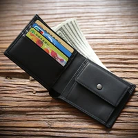 siku genuine leather mens wallet vertical male wallet distress wallet case men purse