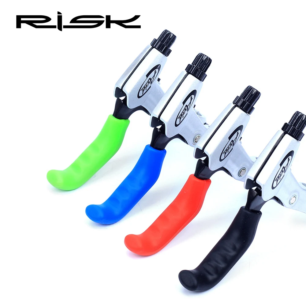 

RISK 1Pair Universal Silicone Gel Brake Handle Lever Cover Mountain Road Bike Bicycle ProtectionCover Protector Sleeve Anti-skid