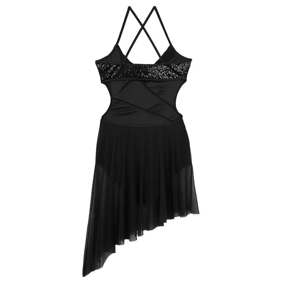 Блестящее платье для взрослых с блестками на тонких бретельках фатиновое