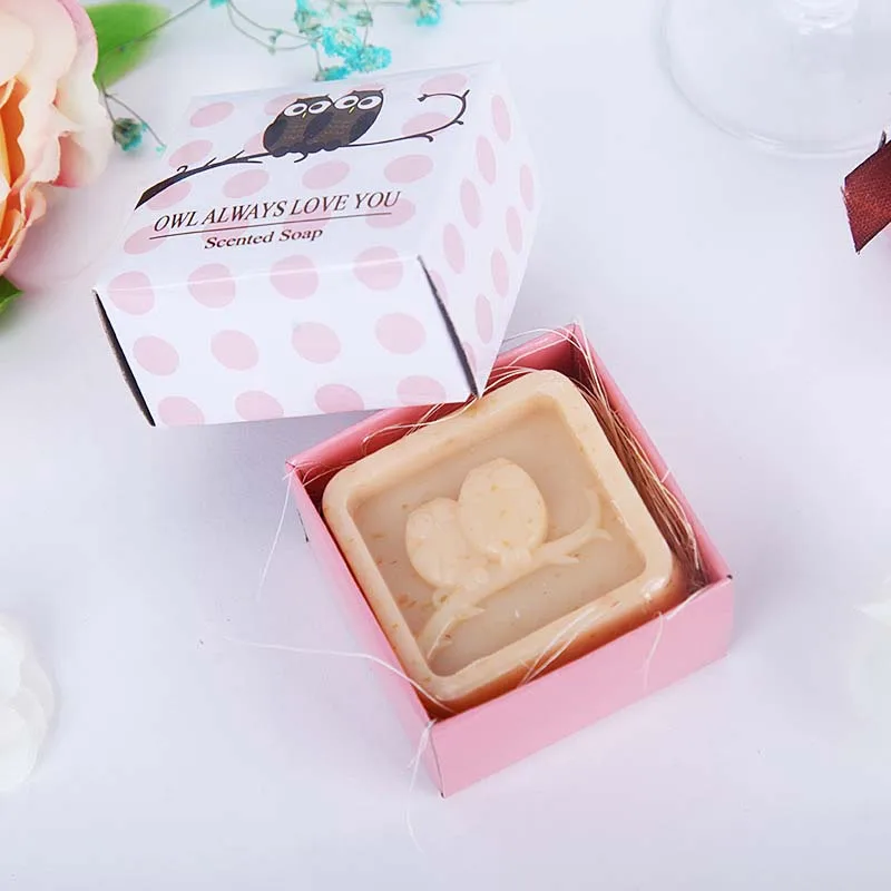 20 шт./лот мыло в форме совы подарок свадебные сувениры и подарки на день рождения