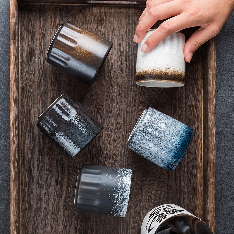 Керамическая кофейная чашка ручной работы CHANSHOVA в стиле ретро китайские