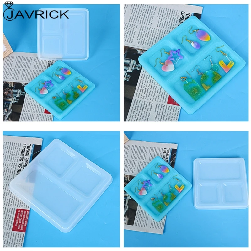 Jewelry Storage Tray Epoxy Resin Mold Serving Board Fruit Snack Plate Casting Silicone Mould DIY Crafts Decorations | Украшения и