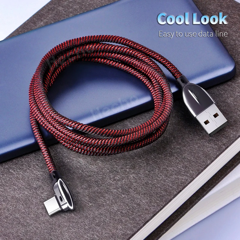 

90 USB Type C Cable 5a Fast Charging For Oneplus Nord Smartphone Type-C Kable for Huawei P30 P20 Samsung Supercharge QC3.0 USBC