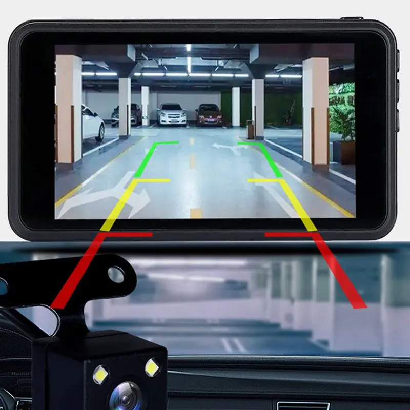 

4 Inch 1080P Car Night Vision Driving Recorder Cycle Recording Dual Camera Video L9CE