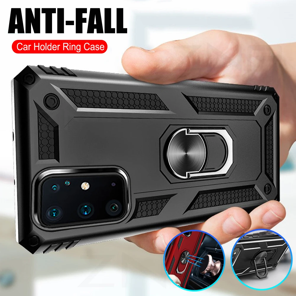 Чехол с кольцом-держателем для Sasmung Galaxy A01, A21, A31, A41, A51, A71, A81, A91, M31, M11, A30S, A50, A20S, A10, A40, J4, J6 Plus