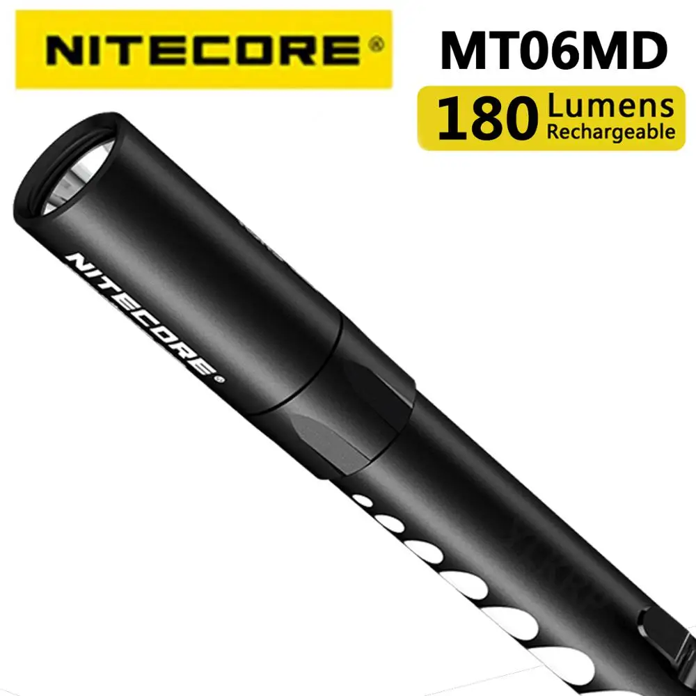 NITECORE MT06MD 180 люмен Профессиональный медицинский фонарик с Nichia 219B светодиодный