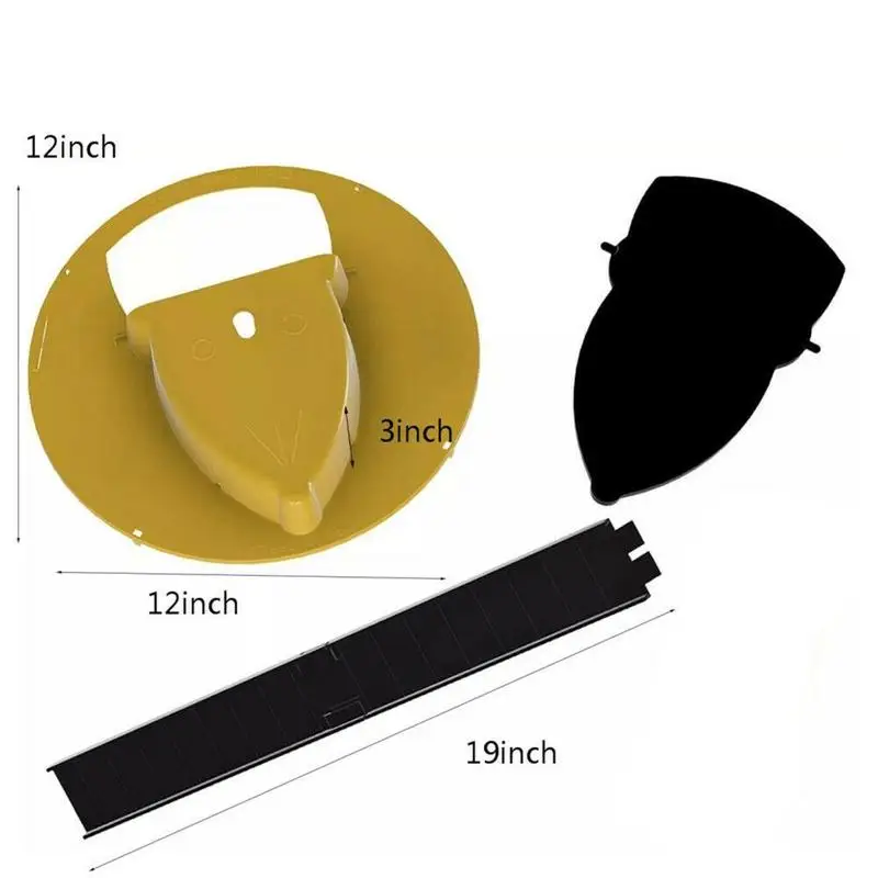 

Slide Bucket Cover Mouse Trap Reusable Flip Slide Mouse Trap Compatible Without Killing Mice Cage Mousetrap Pet Control