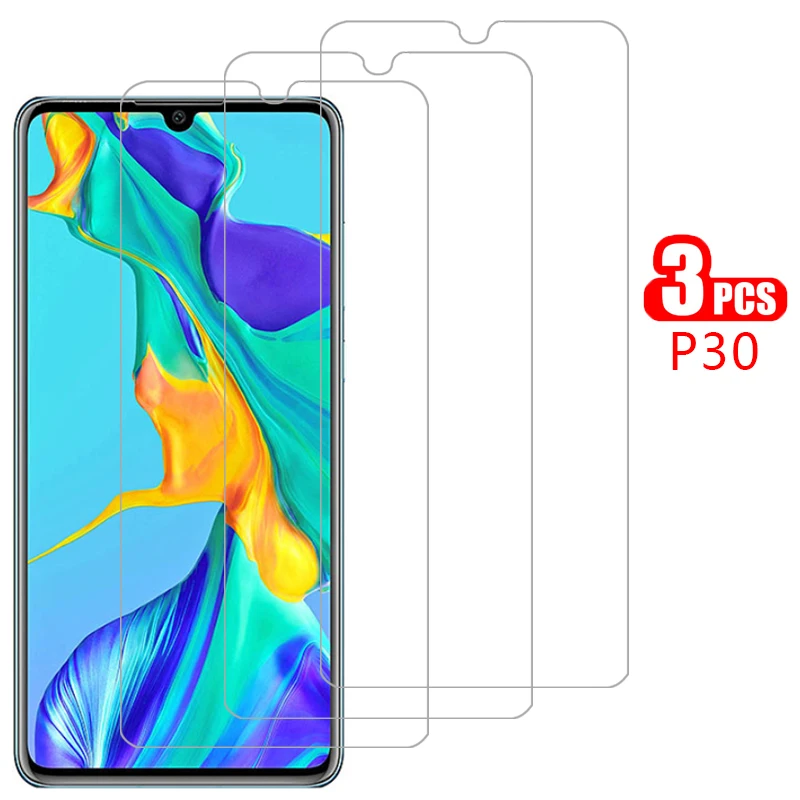 

screen protector tempered glass for huawei p30 case cover on huaweip30 p 30 30p coque huawey huwei hawei huawe huawi huawai